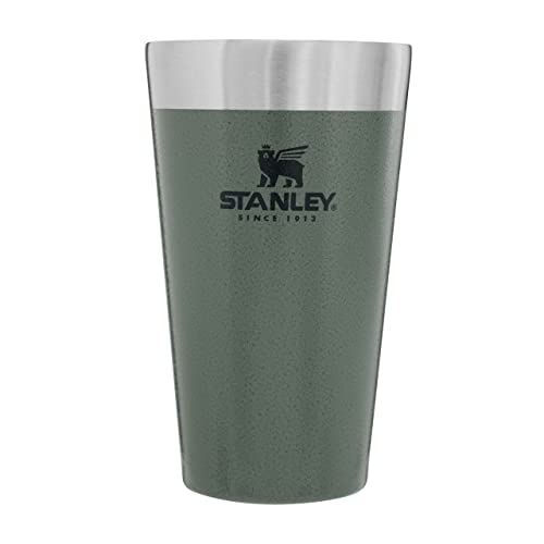Stanley Adventure Stacking Bierkrug 473 ml - Edelstahl Thermobecher Hält 4 Stunden Kalt - BPA-Frei - Stapelbare Doppelwandiger, Vakuumisolierter Thermotasse - Spülmaschinenfest - Hammertone Green Stanley Adventure Stacking Bierkrug 473 ml - Edelstahl Thermobecher Hält 4 Stunden Kalt - BPA-Frei - Stapelbare Doppelwandiger, Vakuumisolierter Thermotasse - Spülmaschinenfest - Hammertone Green von STANLEY