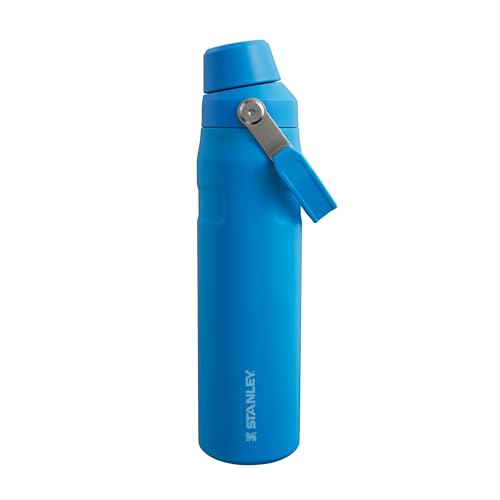 Stanley Iceflow Fast Flow Trinkflasche Sport 0.6L - Thermosflasche Hält 10 Stunden Kalt - Spülmaschinenfest - Wasserflasche Auslaufsicher - Sportflasche BPA-Frei - Azure Stanley Iceflow Fast Flow Trinkflasche Sport 0.6L - Thermosflasche Hält 10 Stunden Kalt - Spülmaschinenfest - Wasserflasche Auslaufsicher - Sportflasche BPA-Frei - Azure von STANLEY
