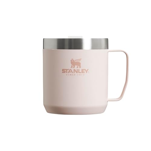Stanley Classic Legendary Camp Mug Thermobecher 354 ml - Hält 1.5 Stunden Heiß - 3 Stunden Kalt - BPA-Frei - Spülmaschinenfest - Edelstahl Kaffeebecher To Go - Rose Quartz Stanley Classic Legendary Camp Mug Thermobecher 354 ml - Hält 1.5 Stunden Heiß - 3 Stunden Kalt - BPA-Frei - Spülmaschinenfest - Edelstahl Kaffeebecher To Go - Rose Quartz von STANLEY