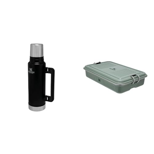 Stanley Classic Legendary Thermosflasche 1.4L & Useful Classic Box 1.2L - Spülmaschinenfest - Lunchbox aus Edelstahl - Stapelbare Sandwich-Box - BPA-Frei - Sicherer Verschluss Stanley Classic Legendary Thermosflasche 1.4L & Useful Classic Box 1.2L - Spülmaschinenfest - Lunchbox aus Edelstahl - Stapelbare Sandwich-Box - BPA-Frei - Sicherer Verschluss von STANLEY