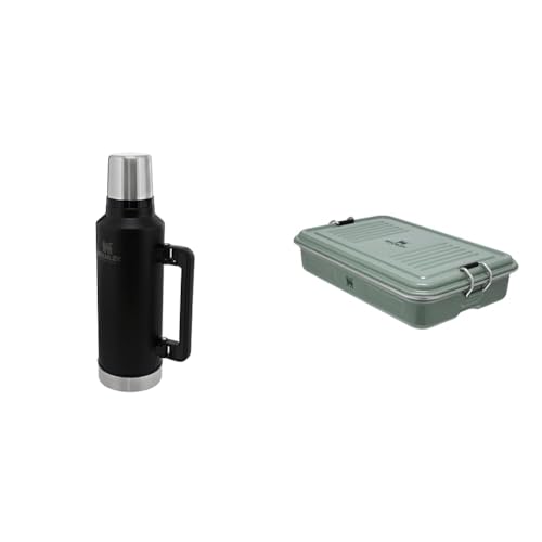 Stanley Classic Legendary Thermosflasche 1.9L & Useful Classic Box 1.2L - Spülmaschinenfest - Lunchbox aus Edelstahl - Stapelbare Sandwich-Box - BPA-Frei - Sicherer Verschluss Stanley Classic Legendary Thermosflasche 1.9L & Useful Classic Box 1.2L - Spülmaschinenfest - Lunchbox aus Edelstahl - Stapelbare Sandwich-Box - BPA-Frei - Sicherer Verschluss von STANLEY
