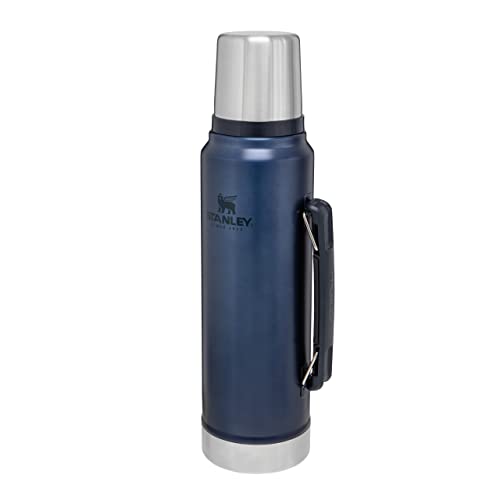 Stanley Classic Legendary Thermosflasche 1L - Thermos Hält 24 Stunden Heiß Oder Kalt - Edelstahl Thermoskanne - BPA-Frei - Spülmaschinenfest - Nightfall Stanley Classic Legendary Thermosflasche 1L - Thermos Hält 24 Stunden Heiß Oder Kalt - Edelstahl Thermoskanne - BPA-Frei - Spülmaschinenfest - Nightfall von STANLEY