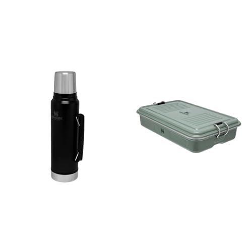 Stanley Classic Legendary Thermosflasche 1L & Useful Classic Box 1.2L - Spülmaschinenfest - Lunchbox aus Edelstahl - Stapelbare Sandwich-Box - BPA-Frei - Sicherer Verschluss Stanley Classic Legendary Thermosflasche 1L & Useful Classic Box 1.2L - Spülmaschinenfest - Lunchbox aus Edelstahl - Stapelbare Sandwich-Box - BPA-Frei - Sicherer Verschluss von STANLEY