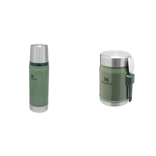Stanley Classic Legendary Thermosflasche 473 ml & Classic Legendary Thermobehälter für Essen mit Göffel 400 ml Stanley Classic Legendary Thermosflasche 473 ml & Classic Legendary Thermobehälter für Essen mit Göffel 400 ml von STANLEY