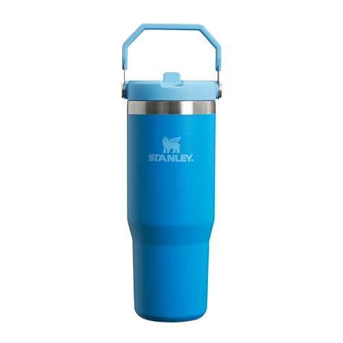 Stanley Iceflow Flip Straw Trinkflasche Mit Strohhalm 0.89L - Thermosflasche Hält 12+ Stunden Kalt - Spülmaschinenfest - Sportflasche - Wasserflasche BPA Frei - Azure Stanley Iceflow Flip Straw Trinkflasche Mit Strohhalm 0.89L - Thermosflasche Hält 12+ Stunden Kalt - Spülmaschinenfest - Sportflasche - Wasserflasche BPA Frei - Azure von STANLEY