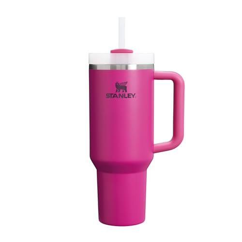 Stanley Quencher H2.0 Flowstate Trinkflasche Mit Strohhalm 1.2L - Thermobecher Kühlt 11 Stunden - 48 Stunden Eisgekühlt - Spülmaschinenfest - Thermosflasche BPA Frei - Edelstahl Trinkbecher - Fuchsia Stanley Quencher H2.0 Flowstate Trinkflasche Mit Strohhalm 1.2L - Thermobecher Kühlt 11 Stunden - 48 Stunden Eisgekühlt - Spülmaschinenfest - Thermosflasche BPA Frei - Edelstahl Trinkbecher - Fuchsia von STANLEY