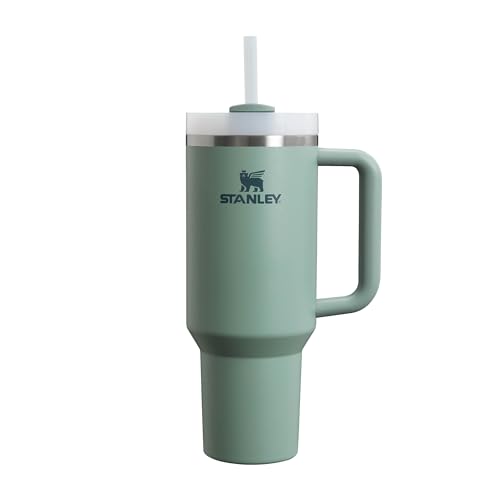 Stanley Quencher H2.0 Flowstate Trinkflasche Mit Strohhalm 1.2L - Thermobecher Kühlt 11 Stunden - 48 Stunden Eisgekühlt - Spülmaschinenfest - Thermosflasche BPA Frei - Edelstahl Trinkbecher - Shale Stanley Quencher H2.0 Flowstate Trinkflasche Mit Strohhalm 1.2L - Thermobecher Kühlt 11 Stunden - 48 Stunden Eisgekühlt - Spülmaschinenfest - Thermosflasche BPA Frei - Edelstahl Trinkbecher - Shale von STANLEY