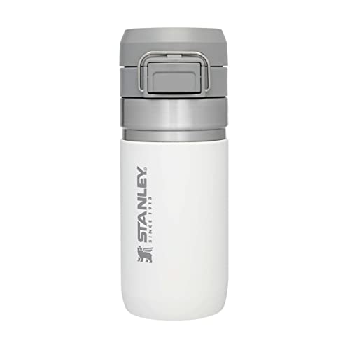 Stanley Quick Flip Trinkflasche Edelstahl 0.47L - Hält 7+ Stunden Kalt - Wasserflasche BPA-Frei - Spülmaschinenfest - Druckverschlussdeckel - Thermosflasche Auslaufsicher - Polar Stanley Quick Flip Trinkflasche Edelstahl 0.47L - Hält 7+ Stunden Kalt - Wasserflasche BPA-Frei - Spülmaschinenfest - Druckverschlussdeckel - Thermosflasche Auslaufsicher - Polar von STANLEY