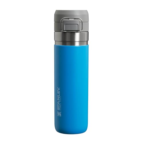 Stanley Quick Flip Trinkflasche Edelstahl 0.71L - Hält 12+ Stunden Kalt - Wasserflasche BPA-Frei - Spülmaschinenfest - Druckverschlussdeckel - Thermosflasche Auslaufsicher - Azure Stanley Quick Flip Trinkflasche Edelstahl 0.71L - Hält 12+ Stunden Kalt - Wasserflasche BPA-Frei - Spülmaschinenfest - Druckverschlussdeckel - Thermosflasche Auslaufsicher - Azure von STANLEY