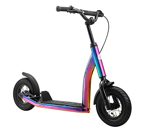 STAR SCOOTER Kinder Tret Roller ab 5 Jahre | City Kick Scooter Luftreifen Höhenverstellbar 10 Zoll New Gen | Chrom von STAR SCOOTER