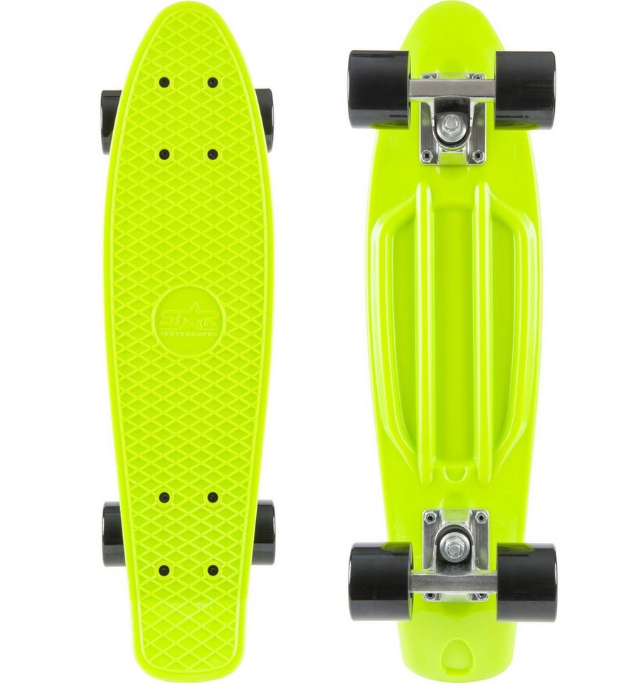 STAR-SKATEBOARDS Skateboard 60 mm, Retro Skateboard von STAR-SKATEBOARDS