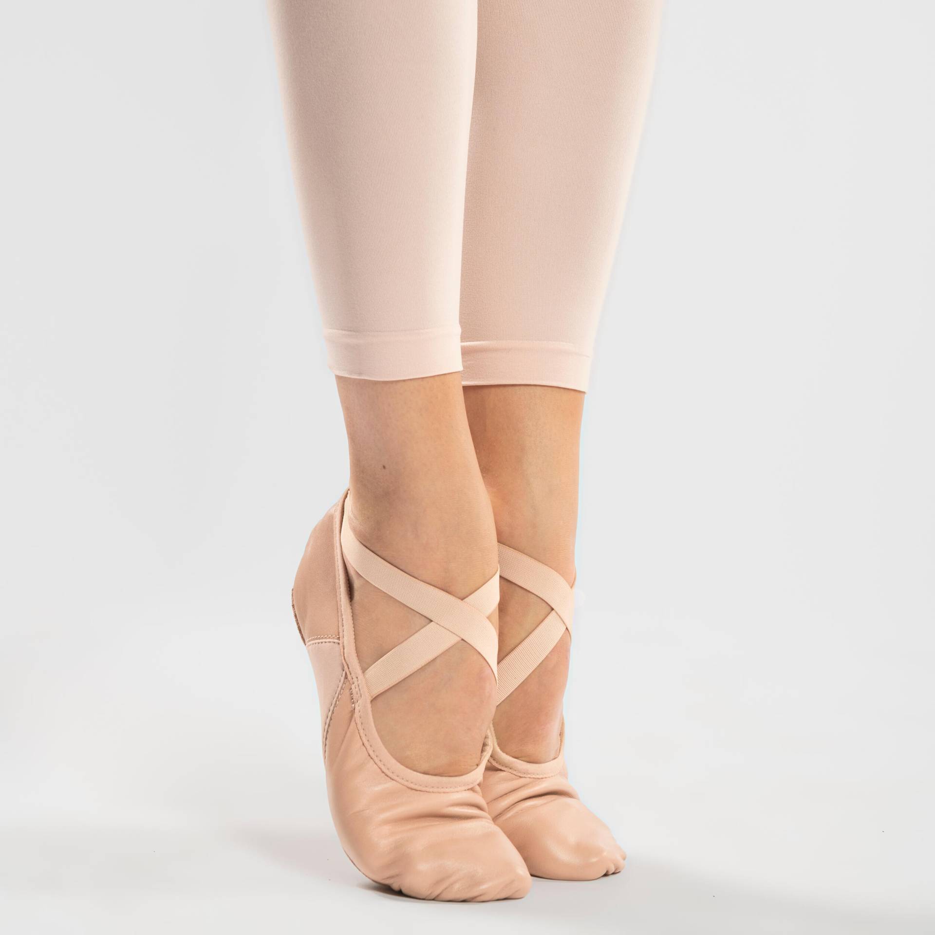 Ballettschuhe geteilte Sohle Leder weich Gr. 28–42 - beige Ballettschuhe geteilte Sohle Leder weich Gr. 28–42 - beige von STAREVER