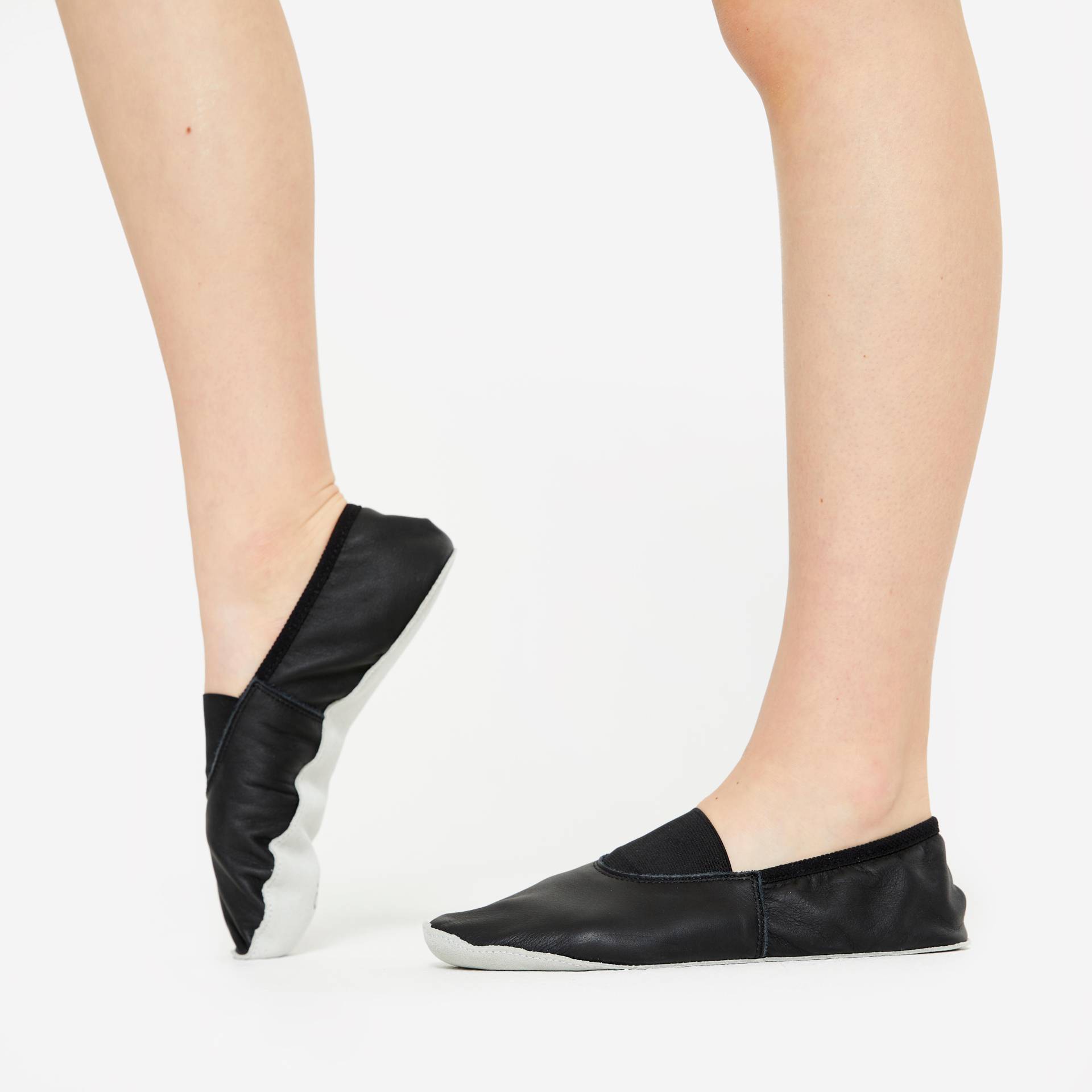 Jazz Dance-Schuhe Modern Jazz weiches Leder - schwarz von STAREVER