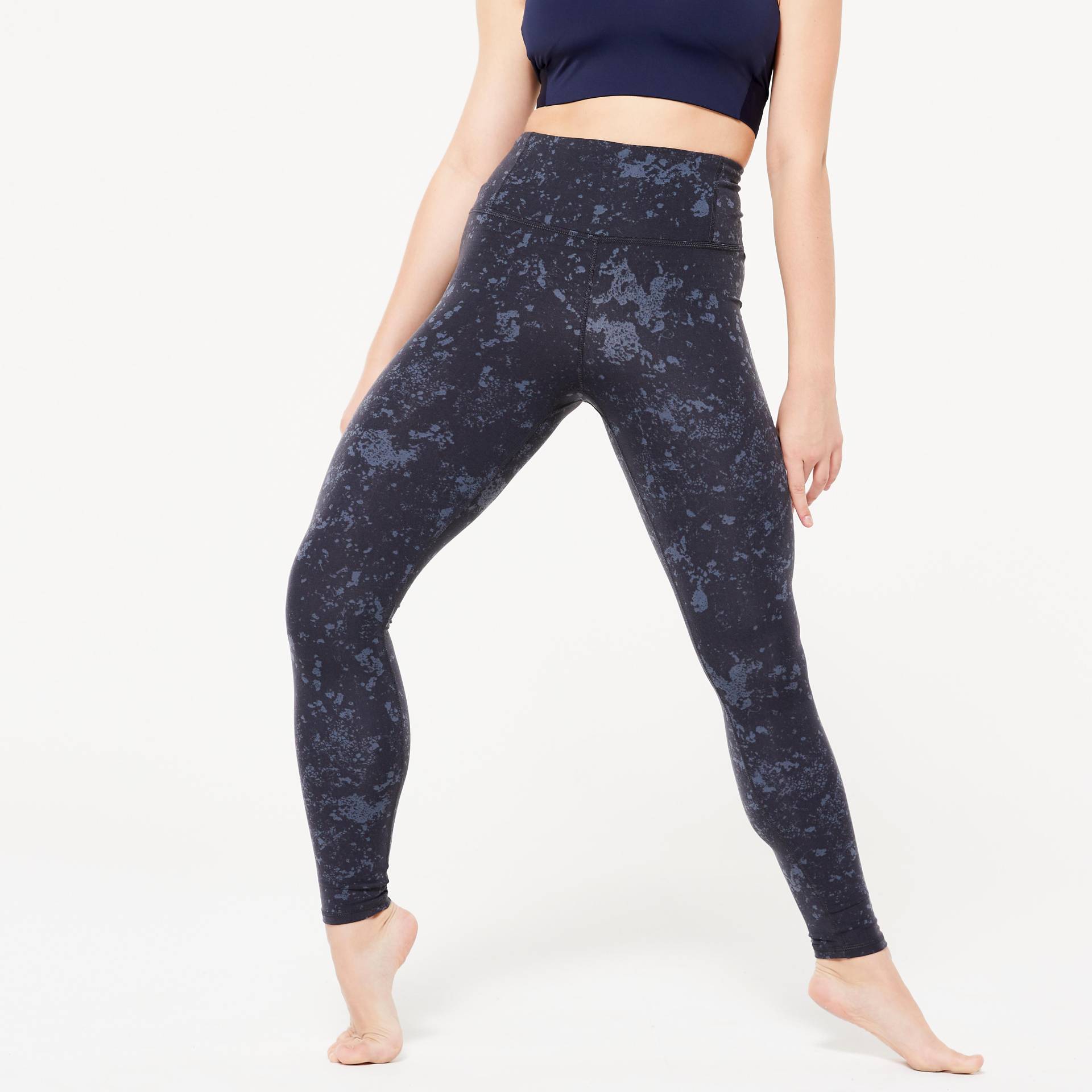 Leggings Damen hoher Bund - schwarz/grau Leggings Damen hoher Bund - schwarz/grau von STAREVER