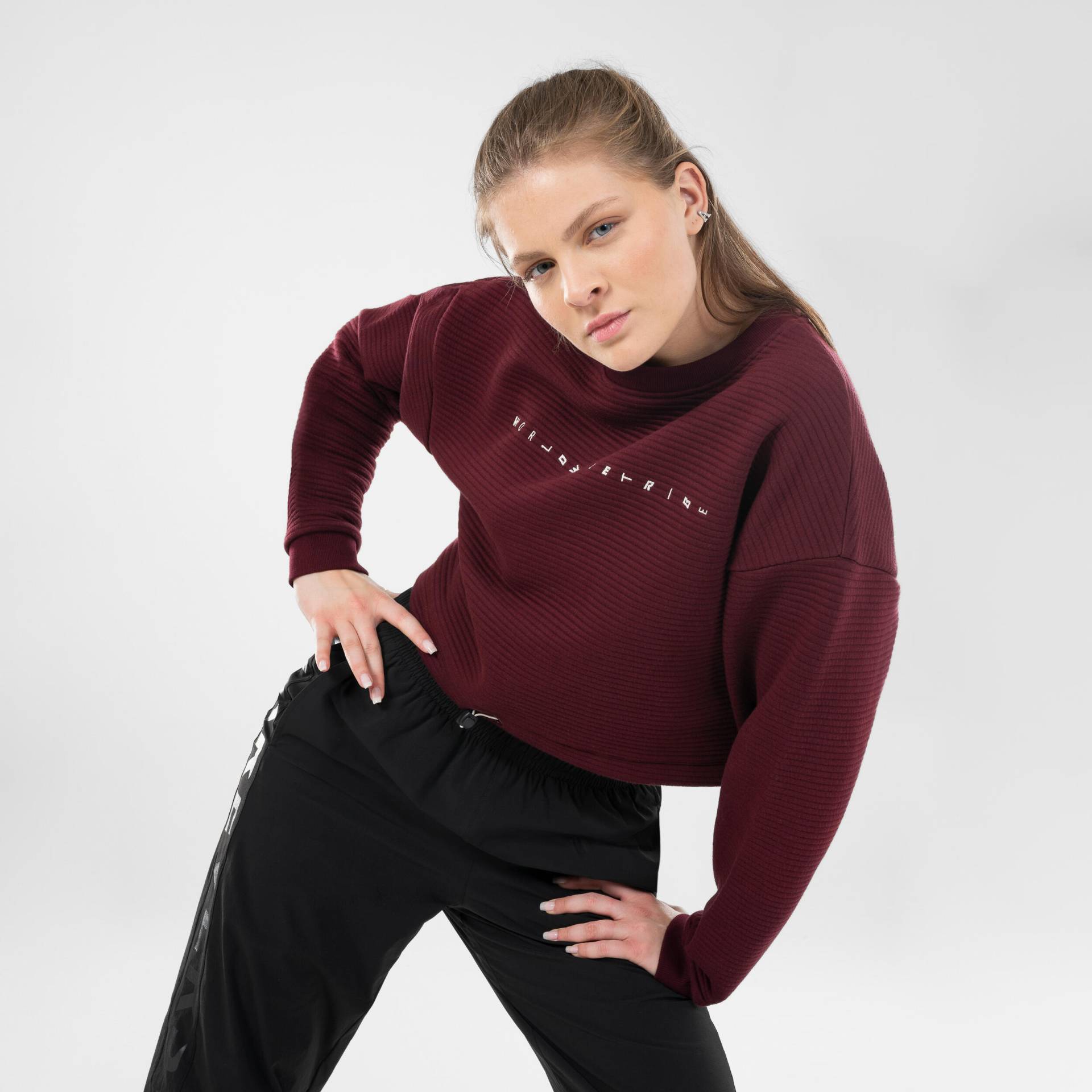 Sweatshirt Tanzen Crop Top Urban Dance Damen - lila von STAREVER