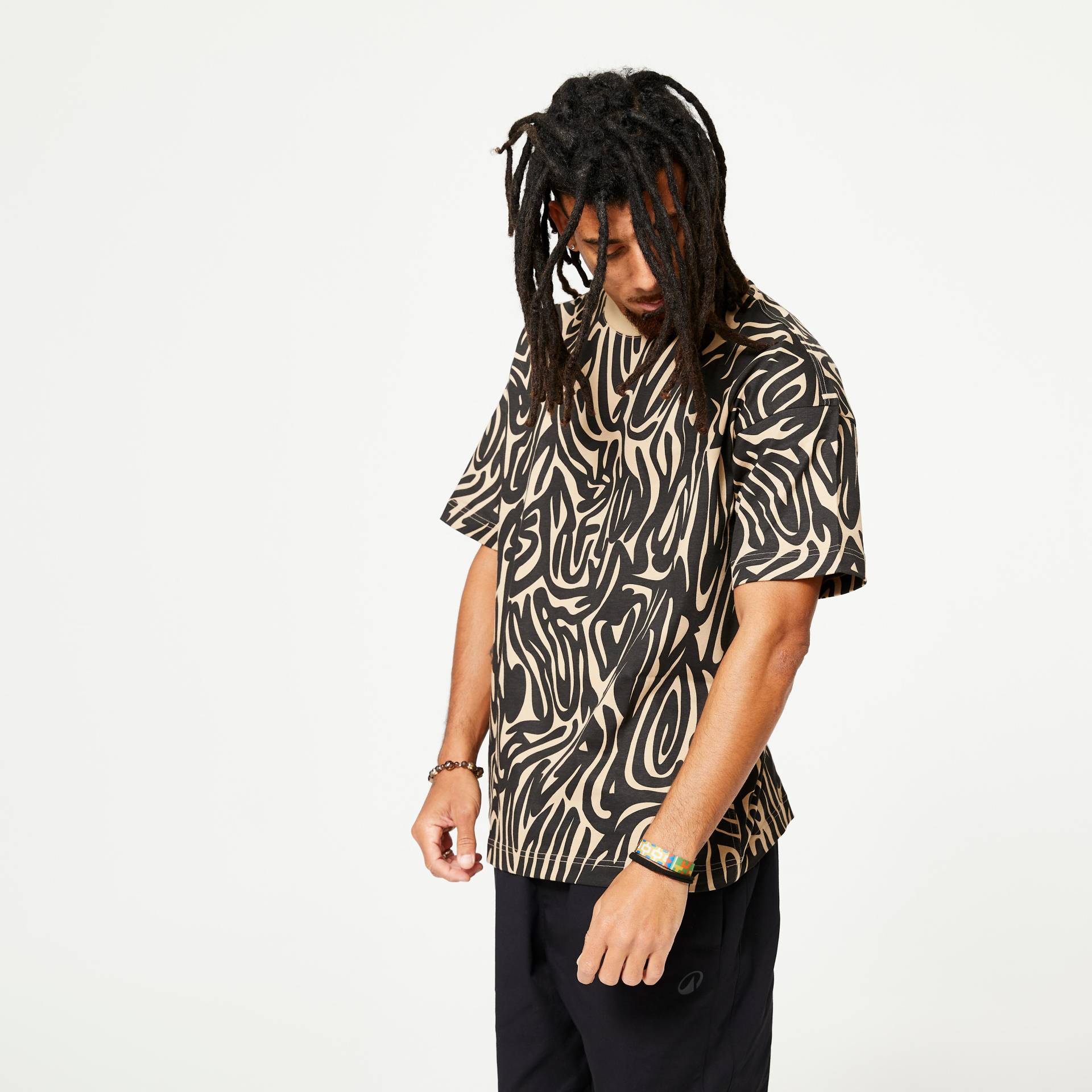 T-Shirt oversize Urban Dance - beige T-Shirt oversize Urban Dance - beige von STAREVER
