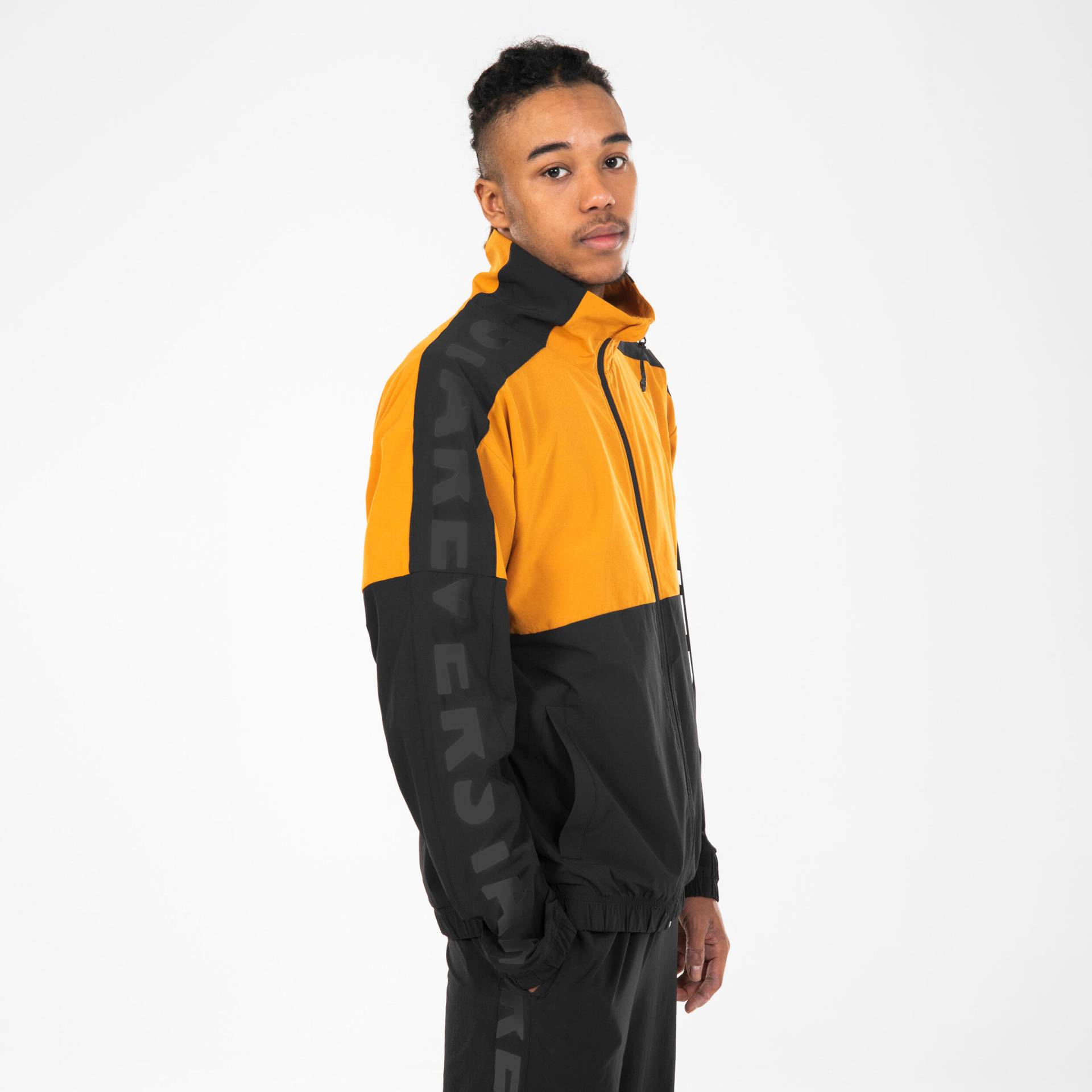 Trainingsjacke Unisex Urban Dance - schwarz/gelb von STAREVER