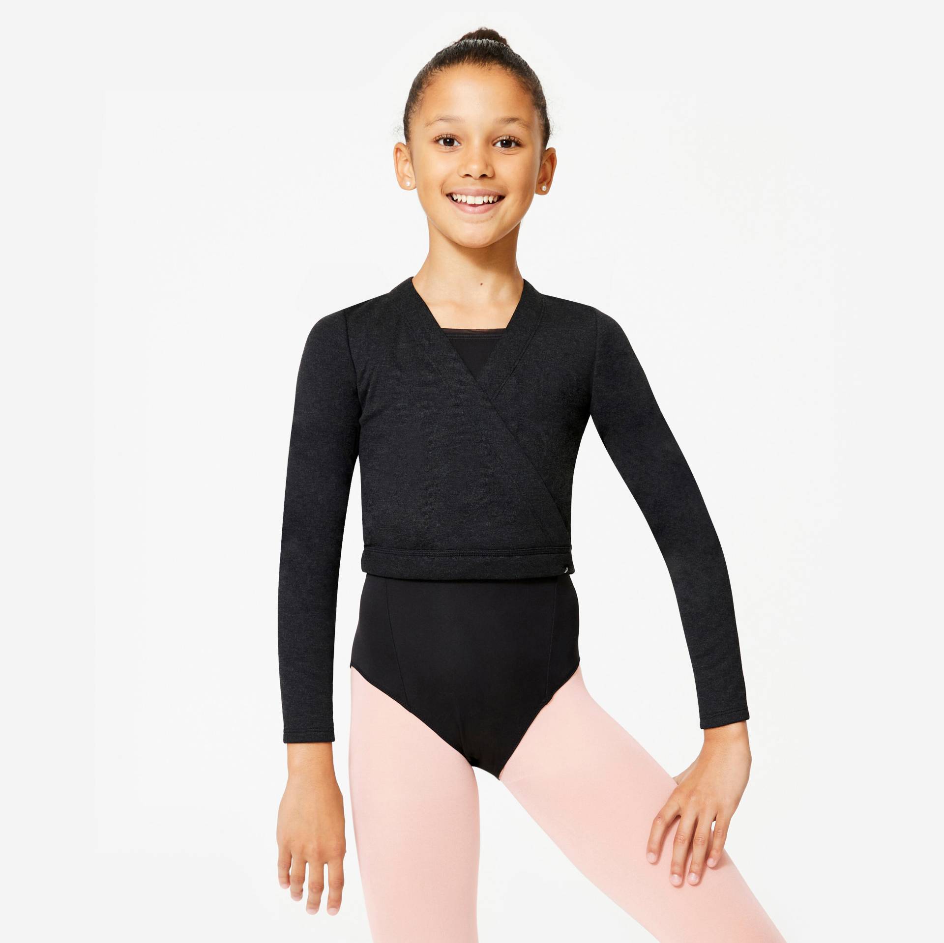 Wickeljacke Mädchen Ballett - schwarz Wickeljacke Mädchen Ballett - schwarz von STAREVER