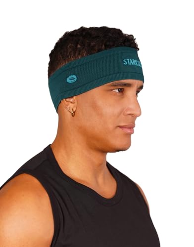 Premium Sportstirnband – Feuchtigkeitsableitendes, Rutschfestes Stirnband für Männer und Frauen. Ideal für Fitnes, Laufen, Radfahren und Yoga, Farbe: Petrol Premium Sportstirnband – Feuchtigkeitsableitendes, Rutschfestes Stirnband für Männer und Frauen. Ideal für Fitnes, Laufen, Radfahren und Yoga, Farbe: Petrol von STARK SOUL