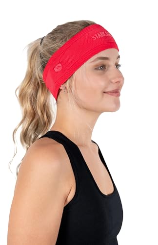 Premium Sportstirnband – Feuchtigkeitsableitendes, Rutschfestes Stirnband für Männer und Frauen. Ideal für Fitnes, Laufen, Radfahren und Yoga, Farbe: Pink Premium Sportstirnband – Feuchtigkeitsableitendes, Rutschfestes Stirnband für Männer und Frauen. Ideal für Fitnes, Laufen, Radfahren und Yoga, Farbe: Pink von STARK SOUL