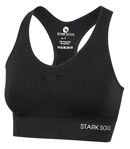 STARK SOUL Bra Light Support - Sport BH doppellagig für Damen - schwarz - Größe S STARK SOUL Bra Light Support - Sport BH doppellagig für Damen - schwarz - Größe S von STARK SOUL