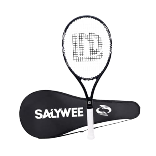 Baoblaze Tennisschläger, Tennisausrüstung, bequemer Griff, Leichter Tennisschläger mit Aufbewahrungstasche für Garten, Outdoor, Spiel, Hinterhof, Silber von STARTIST