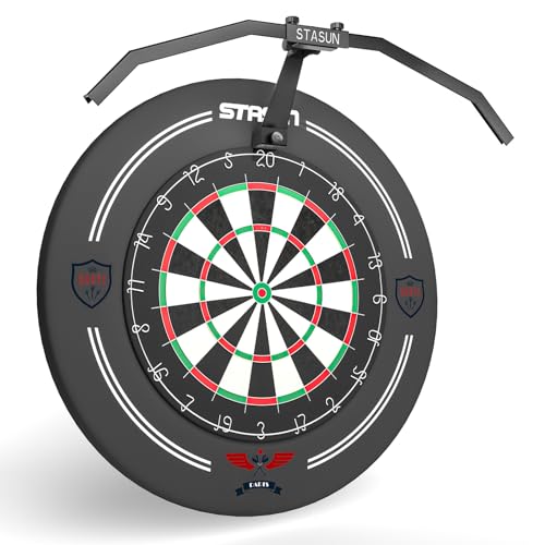 STASUN LED Dartscheibe Beleuchtung,Faltbares TOR135 Dart Licht für das Gesamte Board,Professionelles Dart Zubehör mit Einstellbarem Winkel und Helligkeit, Keine Seitenblendung STASUN LED Dartscheibe Beleuchtung,Faltbares TOR135 Dart Licht für das Gesamte Board,Professionelles Dart Zubehör mit Einstellbarem Winkel und Helligkeit, Keine Seitenblendung von STASUN