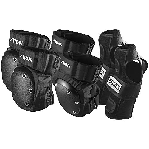 STIGA S P Protection Set Pro SR Knee And Elbow, Black, L STIGA S P Protection Set Pro SR Knee And Elbow, Black, L von STIGA
