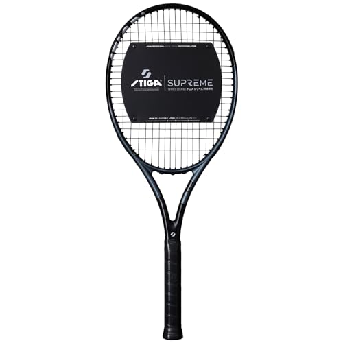 STIGA Tennisschläger Supreme für Fortgeschrittene Tennisspieler Herren und Damen 300 g (Besaitet, 2) von STIGA