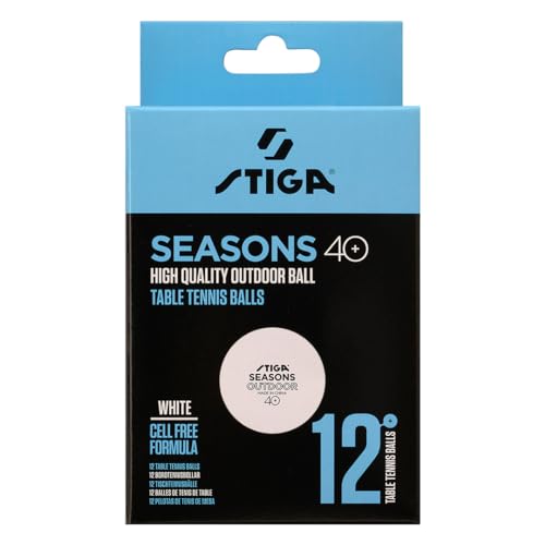 STIGA Tischtennisbälle Seasons Outdoor 12-Pack ABS, Weiß STIGA Tischtennisbälle Seasons Outdoor 12-Pack ABS, Weiß von STIGA