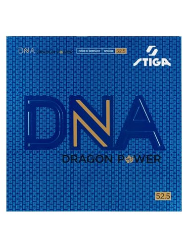 STIGA Unisex – Erwachsene DNA Dragon Power Tischtennisbelag, Schwarz, 52.5 STIGA Unisex – Erwachsene DNA Dragon Power Tischtennisbelag, Schwarz, 52.5 von STIGA