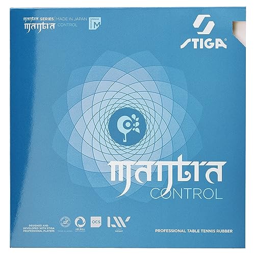 STIGA Unisex – Erwachsene Mantra Control Tischtennisbelag, Schwarz, 2.0 mm STIGA Unisex – Erwachsene Mantra Control Tischtennisbelag, Schwarz, 2.0 mm von STIGA