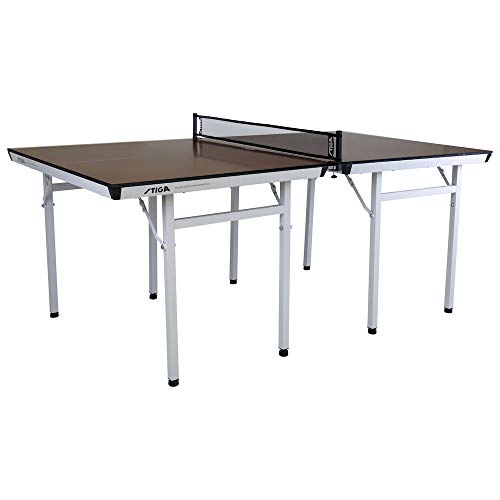 STIGA Unisex-Adult Home Midi Tennis Table, Brown, 181 x 102,5 x 75 cm STIGA Unisex-Adult Home Midi Tennis Table, Brown, 181 x 102,5 x 75 cm von STIGA