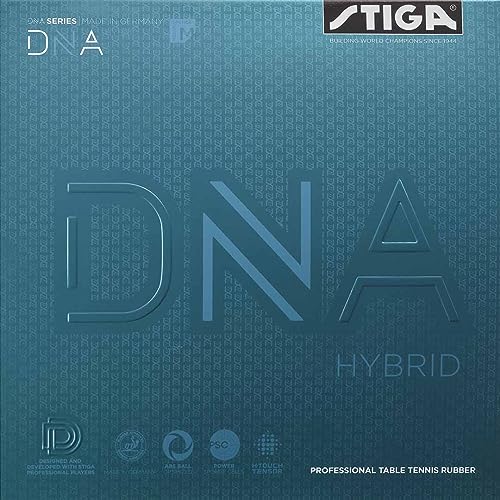 STIGA Unisex – Erwachsene DNA Hybrid M Tischtennisbelag, Schwarz, 2.1 mm STIGA Unisex – Erwachsene DNA Hybrid M Tischtennisbelag, Schwarz, 2.1 mm von STIGA