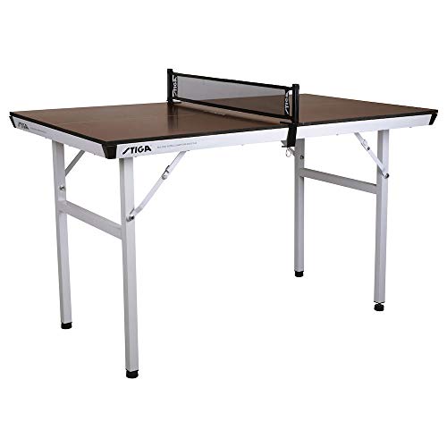Stiga Unisex-Adult Home Mini Tennis Table, Brown, 125 x 72 x 75 cm Stiga Unisex-Adult Home Mini Tennis Table, Brown, 125 x 72 x 75 cm von STIGA