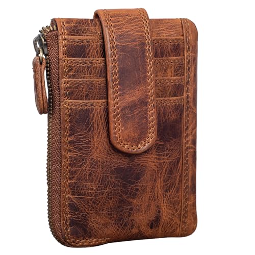 STILORD 'Archer' Vintage Leder Schlüsselmappe Mini-Kartenbörse Kleines Portemonnaie RFID kleine Geldbörse Schlüsseletui Organizer Schlüsselanhänger, Farbe:Kara - Cognac STILORD 'Archer' Vintage Leder Schlüsselmappe Mini-Kartenbörse Kleines Portemonnaie RFID kleine Geldbörse Schlüsseletui Organizer Schlüsselanhänger, Farbe:Kara - Cognac von STILORD