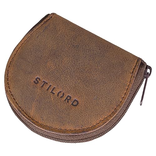 STILORD 'Benji' Mini Geldbörse aus Leder Wiener Schachtel Vintage Hochwertige Münzbörse Schüttelbörse Schlüsselorganizer Münzetui aus Echtleder, Farbe:Colorado - braun STILORD 'Benji' Mini Geldbörse aus Leder Wiener Schachtel Vintage Hochwertige Münzbörse Schüttelbörse Schlüsselorganizer Münzetui aus Echtleder, Farbe:Colorado - braun von STILORD