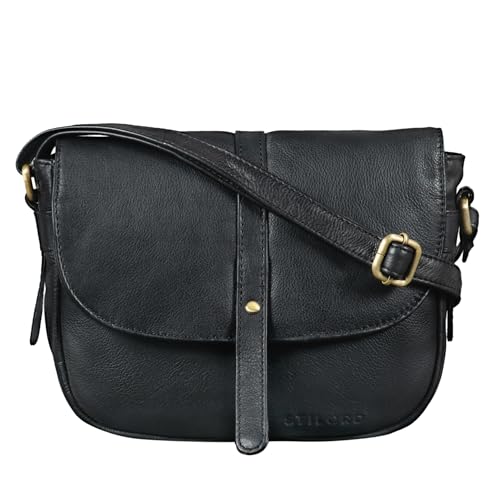 STILORD 'Clara' Kleine Umhängetasche Frauen Leder Vintage Handtasche zum Ausgehen klassische Abendtasche Partytasche Freizeittasche Echtleder, Farbe:schwarz STILORD 'Clara' Kleine Umhängetasche Frauen Leder Vintage Handtasche zum Ausgehen klassische Abendtasche Partytasche Freizeittasche Echtleder, Farbe:schwarz von STILORD