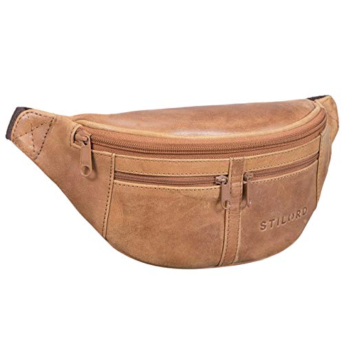 STILORD 'Echo' Vintage Hüfttasche Leder Bauchtasche Gürteltasche für Herren und Damen 7 Zoll Kamera Handy Reise Festival Unisex Echtleder, Farbe:taranto - braun STILORD 'Echo' Vintage Hüfttasche Leder Bauchtasche Gürteltasche für Herren und Damen 7 Zoll Kamera Handy Reise Festival Unisex Echtleder, Farbe:taranto - braun von STILORD