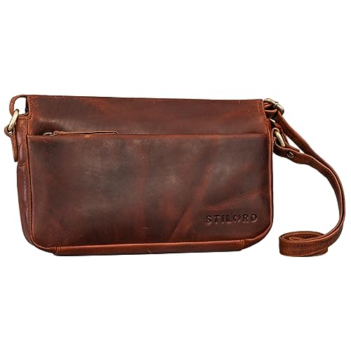 STILORD 'Fenja' Leder Handtasche Damen mittelgroß zum Umhängen die ideal Umhängetasche Echtleder Handtasche Klein Lederhandtasche und modische Damentasche, Farbe:porto - cognac STILORD 'Fenja' Leder Handtasche Damen mittelgroß zum Umhängen die ideal Umhängetasche Echtleder Handtasche Klein Lederhandtasche und modische Damentasche, Farbe:porto - cognac von STILORD