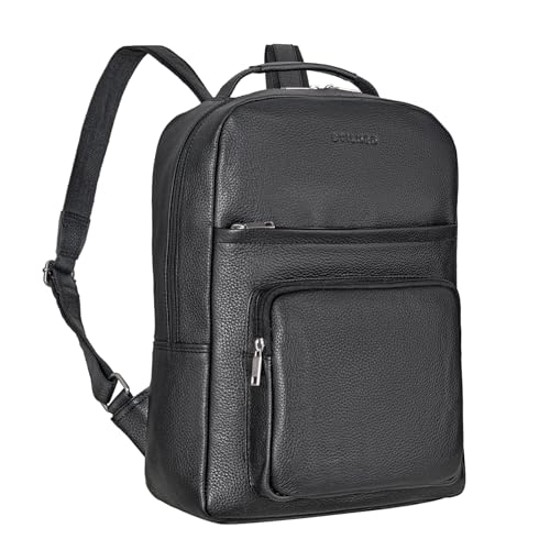 STILORD 'Glover' Business Lederrucksack für 15,6 Zoll Laptop Rucksack für Damen und Herren DIN A4 Office Backpack für Büro Uni Arbeit Schule aus Echtleder, Farbe:schwarz STILORD 'Glover' Business Lederrucksack für 15,6 Zoll Laptop Rucksack für Damen und Herren DIN A4 Office Backpack für Büro Uni Arbeit Schule aus Echtleder, Farbe:schwarz von STILORD