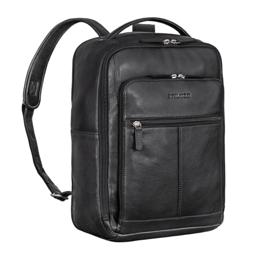 STILORD 'Gordon' Rucksack Leder Herren und Damen Messenger Rucksack Laptop 17 Zoll Lederrucksack Damen Business Rucksack Herren, Farbe:schwarz STILORD 'Gordon' Rucksack Leder Herren und Damen Messenger Rucksack Laptop 17 Zoll Lederrucksack Damen Business Rucksack Herren, Farbe:schwarz von STILORD