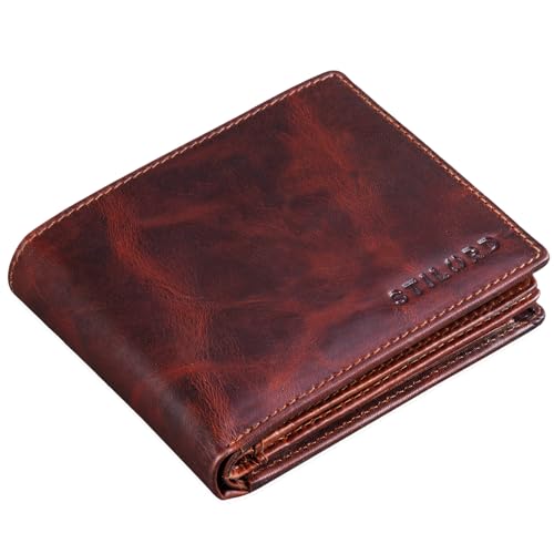 STILORD 'Guillermo' RFID Leder Portemonnaie Männer Geldbörse in Geschenkbox Herren Kartenfächer NFC Ausleseschutz Brieftasche Echtleder, Farbe:Milano - braun STILORD 'Guillermo' RFID Leder Portemonnaie Männer Geldbörse in Geschenkbox Herren Kartenfächer NFC Ausleseschutz Brieftasche Echtleder, Farbe:Milano - braun von STILORD