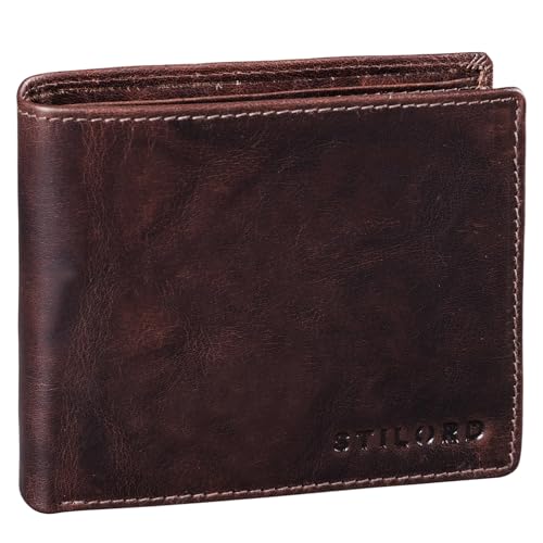 STILORD 'Guillermo' RFID Leder Portemonnaie Männer Geldbörse in Geschenkbox Herren Kartenfächer NFC Ausleseschutz Brieftasche Echtleder, Farbe:Espresso - braun STILORD 'Guillermo' RFID Leder Portemonnaie Männer Geldbörse in Geschenkbox Herren Kartenfächer NFC Ausleseschutz Brieftasche Echtleder, Farbe:Espresso - braun von STILORD