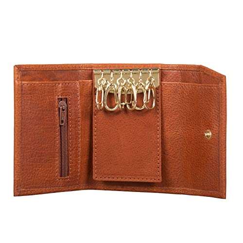 STILORD 'Hendrix' Schlüsselmäppchen mit Geldbörse Leder Schlüsselbörse Vintage Mini Etui Key Organizer Slim Wallet Schlüsseltasche mit Schlüsselanhängern, Farbe:Texas - braun STILORD 'Hendrix' Schlüsselmäppchen mit Geldbörse Leder Schlüsselbörse Vintage Mini Etui Key Organizer Slim Wallet Schlüsseltasche mit Schlüsselanhängern, Farbe:Texas - braun von STILORD