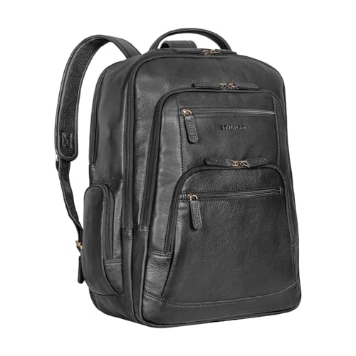 STILORD 'Igor' Großer Leder Rucksack Damen und Herren mit Laptop-Fach 18 Zoll Laptoprucksack Daypack Tagesrucksack Studenten Rucksack Echtleder - Business Büro und Uni, Farbe:schwarz STILORD 'Igor' Großer Leder Rucksack Damen und Herren mit Laptop-Fach 18 Zoll Laptoprucksack Daypack Tagesrucksack Studenten Rucksack Echtleder - Business Büro und Uni, Farbe:schwarz von STILORD