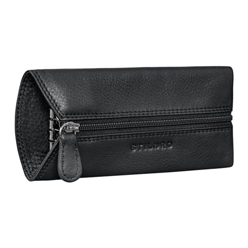 STILORD 'Janne' Lederetui Schlüssel Schlüsseletui Leder Vintage Schlüsseltasche mit RFID aus echtem Leder, Farbe:schwarz STILORD 'Janne' Lederetui Schlüssel Schlüsseletui Leder Vintage Schlüsseltasche mit RFID aus echtem Leder, Farbe:schwarz von STILORD