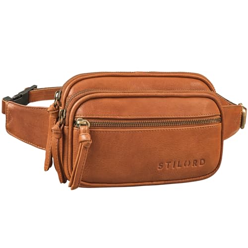STILORD 'Juno' 2-in-1 Crossbody Bag Damen Leder Große Bauchtasche Damen Leder - Handy Gürteltasche - Echtleder Umhängetasche breiter Gurt Hüfttasche Brusttasche Crossbag, Farbe:Texas - braun STILORD 'Juno' 2-in-1 Crossbody Bag Damen Leder Große Bauchtasche Damen Leder - Handy Gürteltasche - Echtleder Umhängetasche breiter Gurt Hüfttasche Brusttasche Crossbag, Farbe:Texas - braun von STILORD