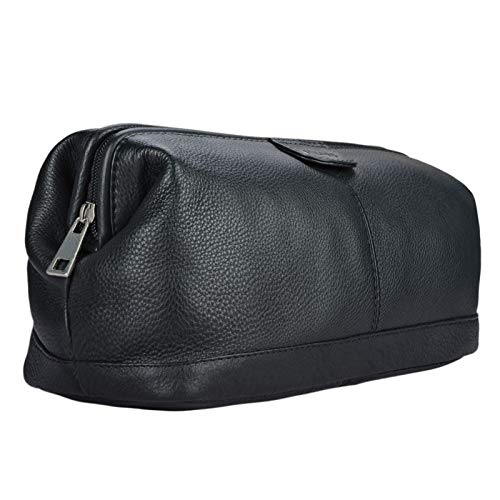 STILORD große Kulturtasche für Männer aus Leder schwarz - Herren Kulturbeutel - Leder Toilettentasche - Vintage Waschtasche für Reisen 'Laurin' STILORD große Kulturtasche für Männer aus Leder schwarz - Herren Kulturbeutel - Leder Toilettentasche - Vintage Waschtasche für Reisen 'Laurin' von STILORD