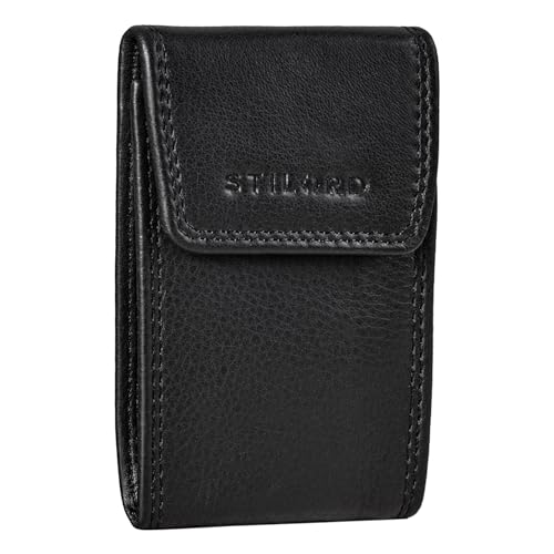STILORD 'Lenn' Schlüsseletui Leder RFID Vintage Schlüsselmäppchen Key Organizer Schlüssel-Tasche Autoschlüssel Geldbörse Kartenetui Damen und Herren aus Echt-Leder, Farbe:schwarz STILORD 'Lenn' Schlüsseletui Leder RFID Vintage Schlüsselmäppchen Key Organizer Schlüssel-Tasche Autoschlüssel Geldbörse Kartenetui Damen und Herren aus Echt-Leder, Farbe:schwarz von STILORD